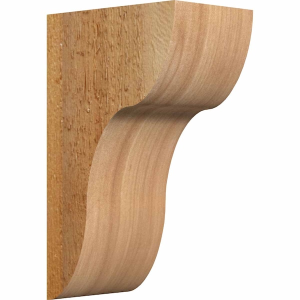 Ekena Millwork Carmel Rough Sawn Corbel, Western Red Cedar, 4"W x 6"D x 10"H COR04X06X10CAR00RWR - main